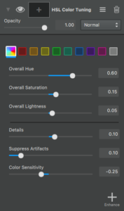 Topaz Studio - HSL Adjustment