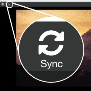 TopazStudio - sync button