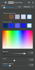 Topaz Studio - Color Theme Adjustment
