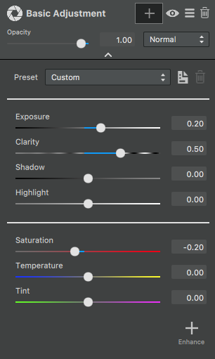 Free Adjustment in Topaz Studio