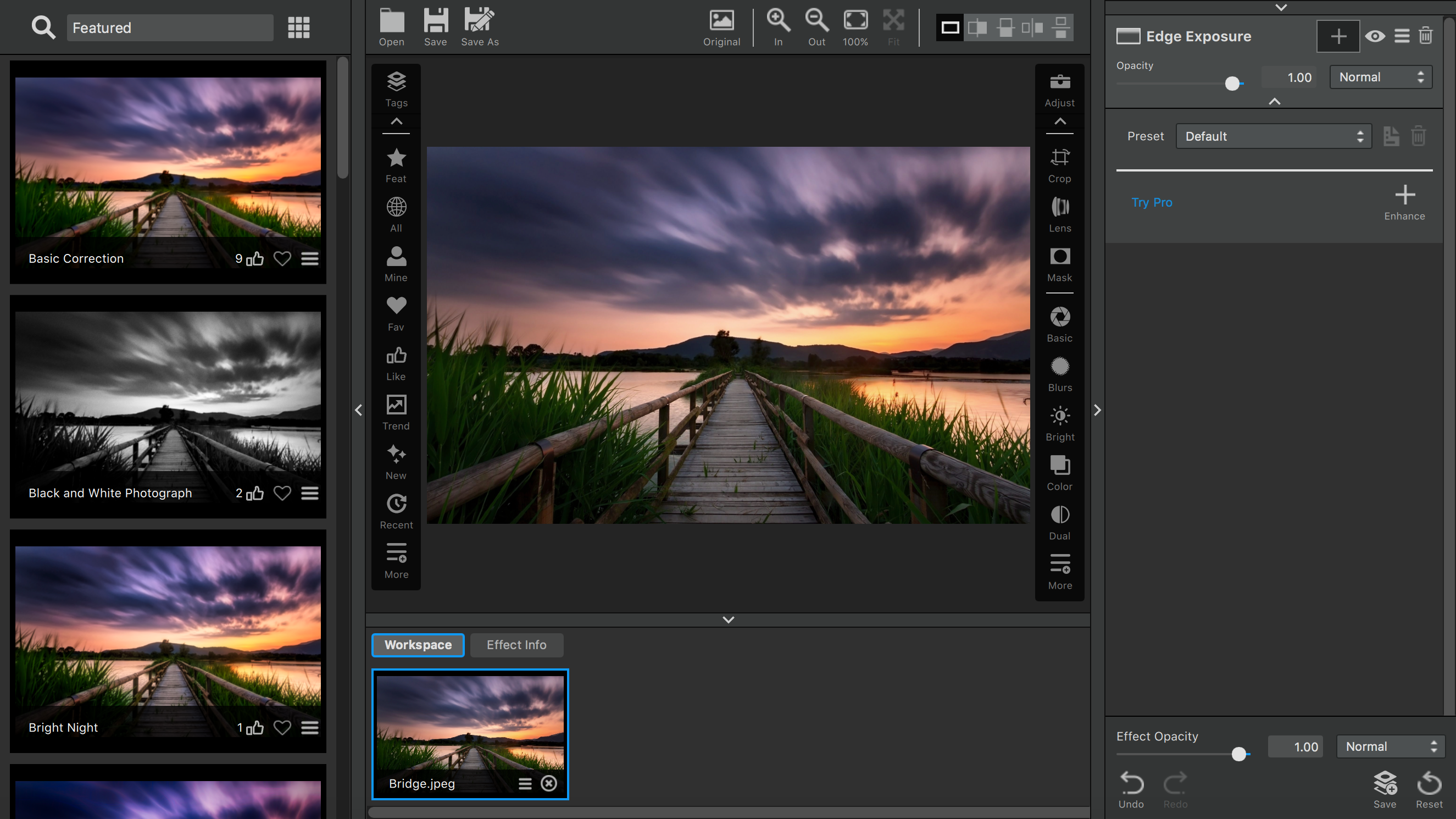 Topaz Studio Pro Adjustment