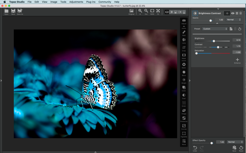 2. Brightness Contrast Color Change