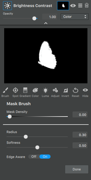 5. Invert Brush Masking