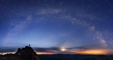 The eye of the Milky way